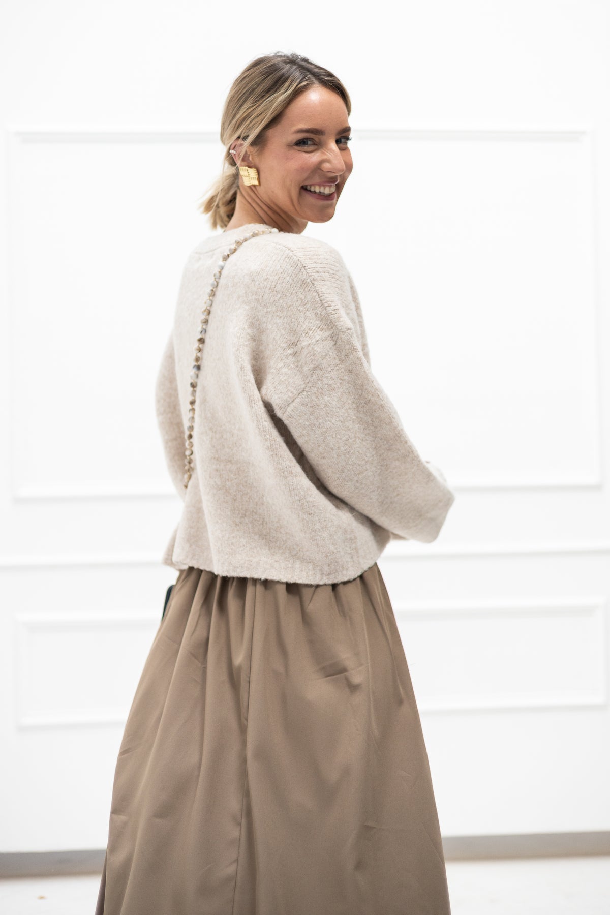 Villa Smilla Cardigan Rosie beige