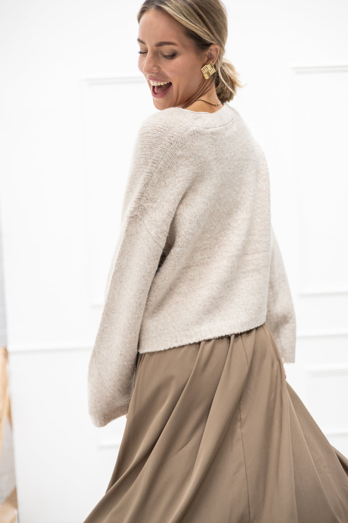 Villa Smilla Cardigan Rosie beige