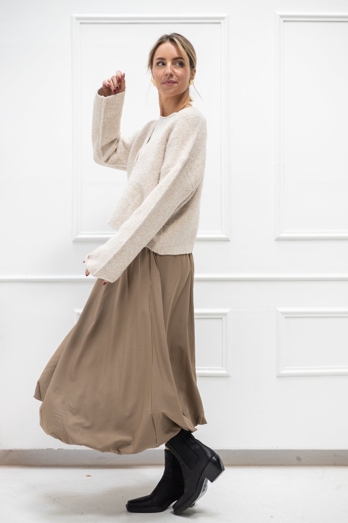 Villa Smilla Cardigan Rosie beige