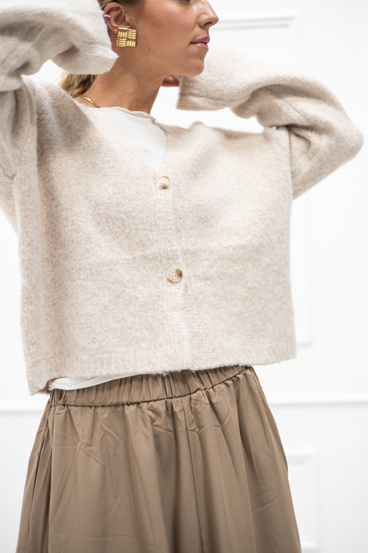 Villa Smilla Cardigan Rosie beige