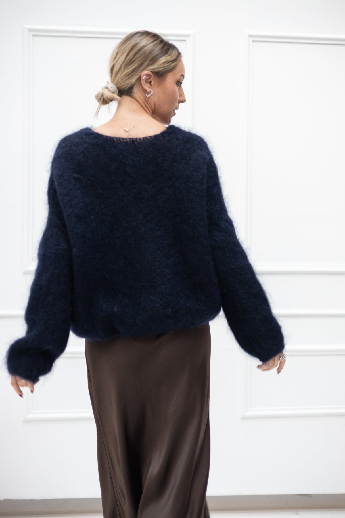 Villa Smilla Mohair Cardigan Midnight Sparkle