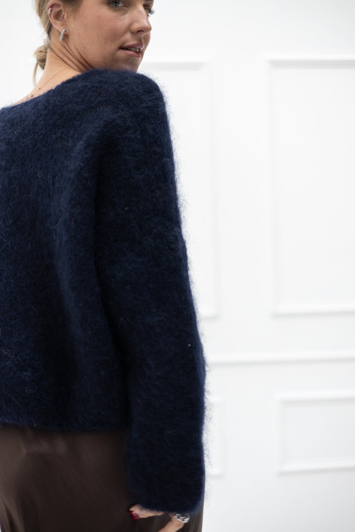 Villa Smilla Mohair Cardigan Midnight Sparkle