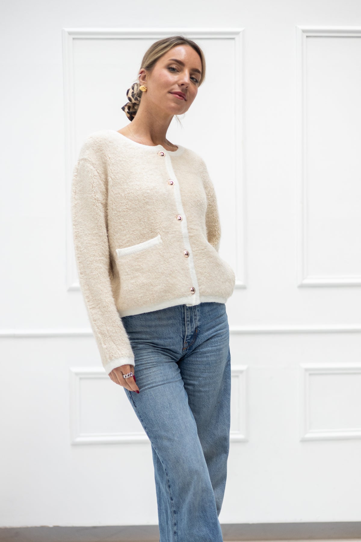 Villa Smilla Cardigan Yves sand