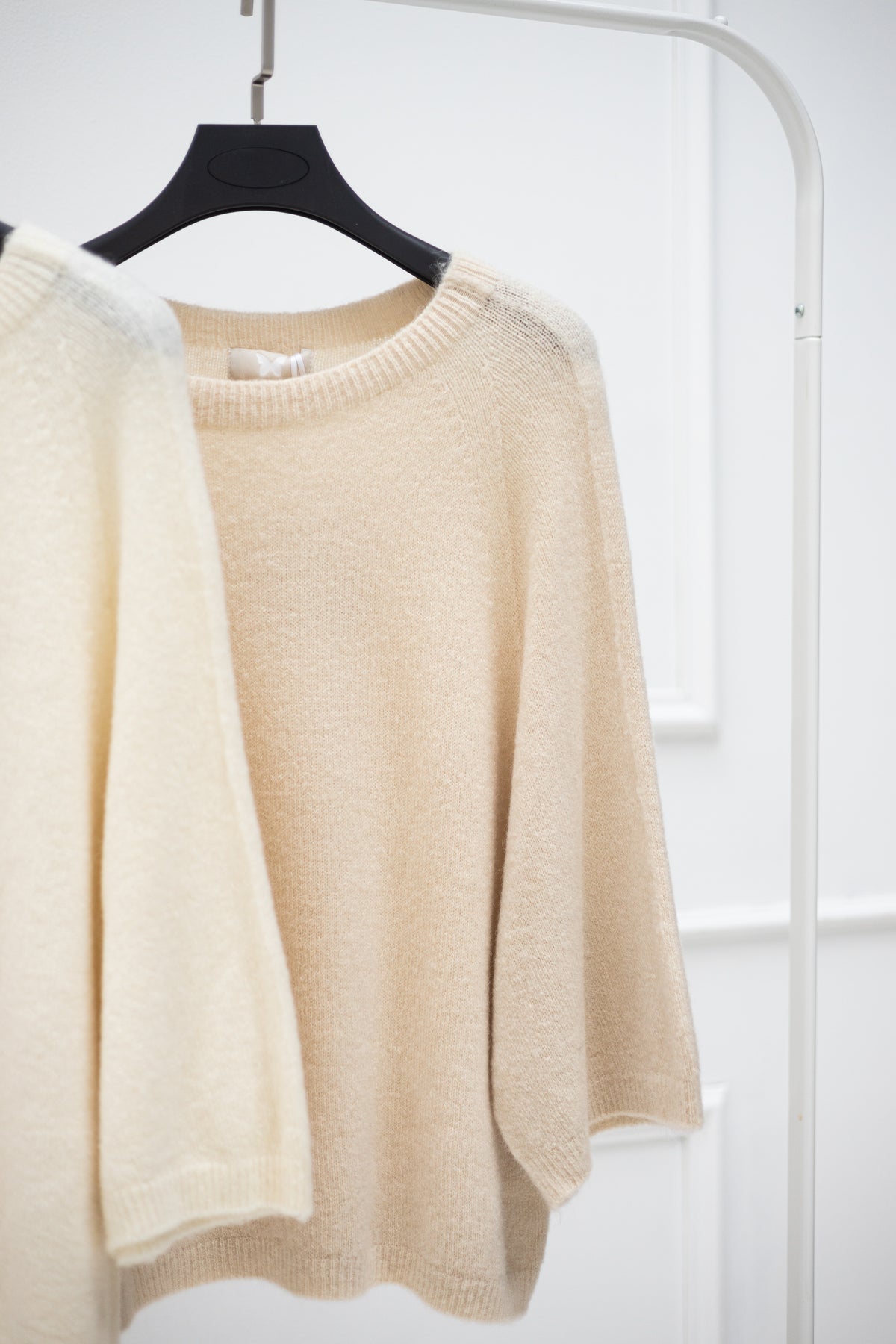 Villa Smilla Pullover Mapple white & beige