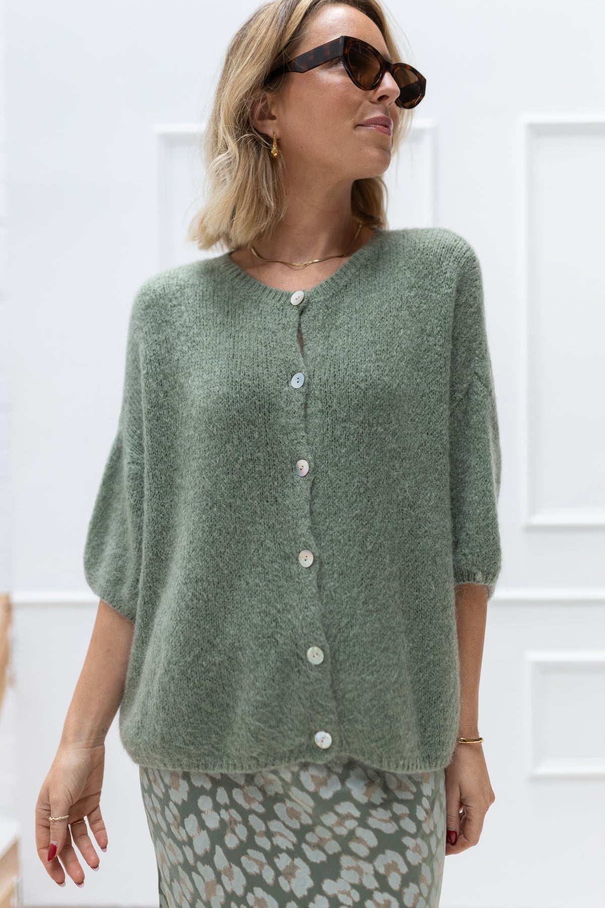 Villa Smilla Cardigan Jenny salbei