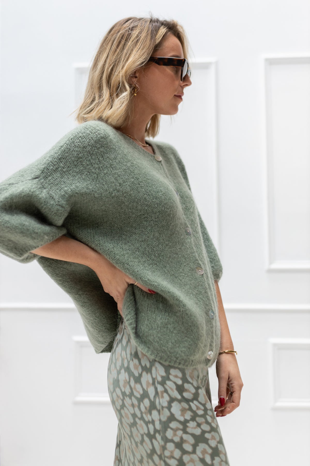 Villa Smilla Cardigan Jenny salbei