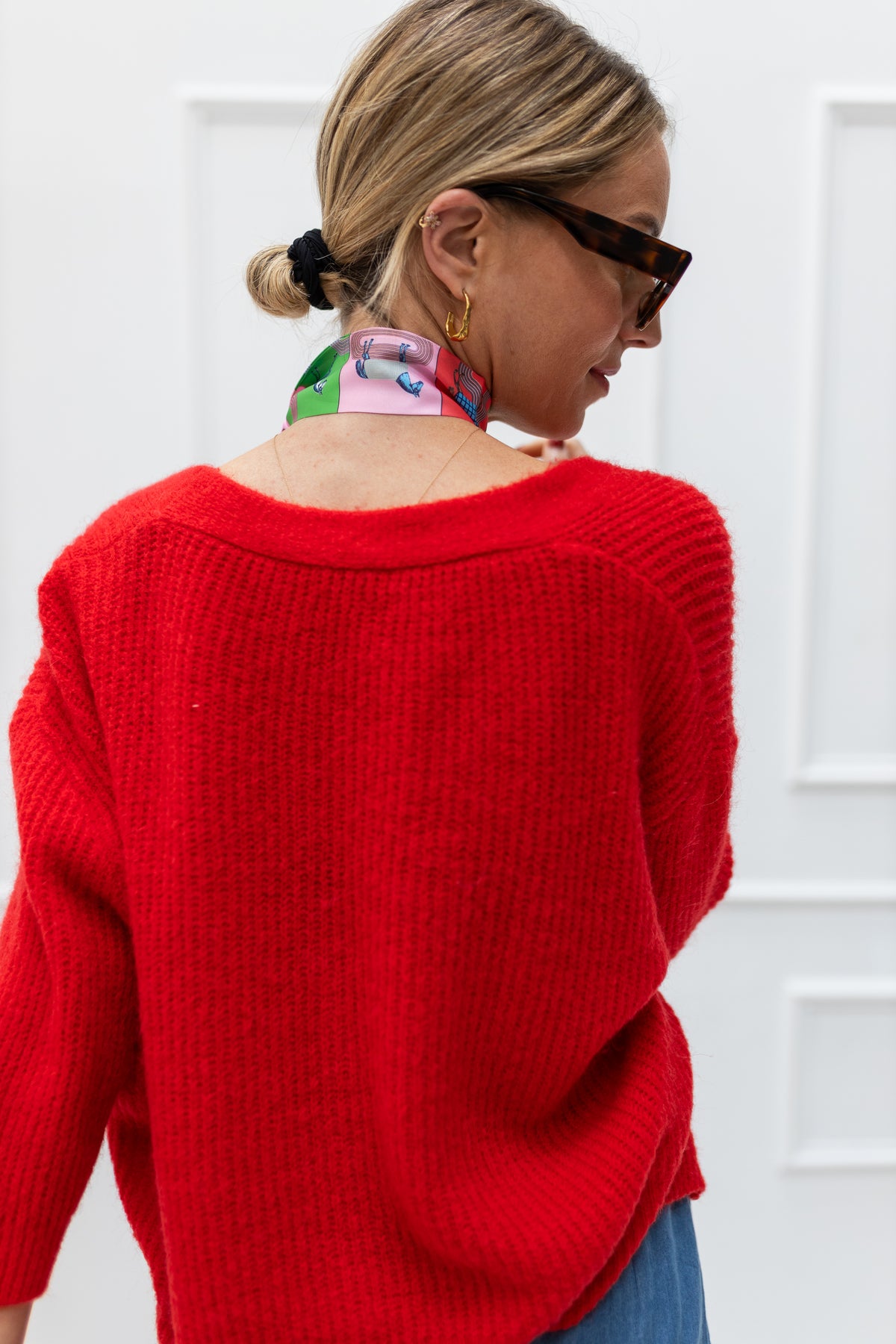 Villa Smilla cardigan Red Bomb