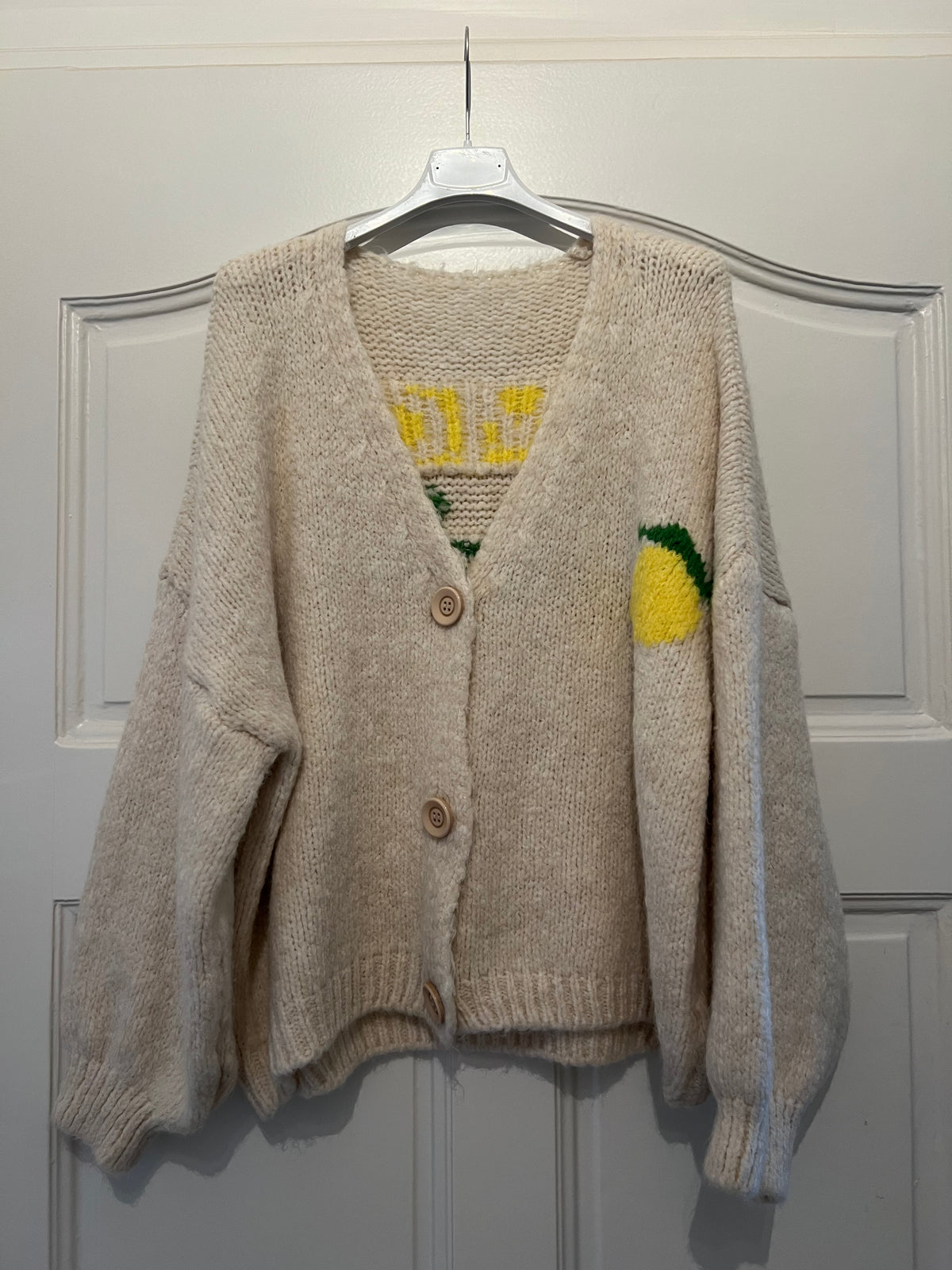 Villa Smilla Strickjacke Limoncello hell